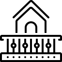 home balcony icon